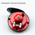 12V Waterproof 300db Snail Cry Air Horn Vespa Loudnes For Car Motorcycle Universal Car Horn Loud Pressure Klaxon Speaker