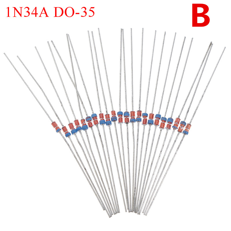 20Pcs OR 10Pcs 1N34A Germanium Diode 1N34A DO-7 DO-35 45V IN34A / 10Pcs 5MM Universal Photodiode 5800B Tool Parts