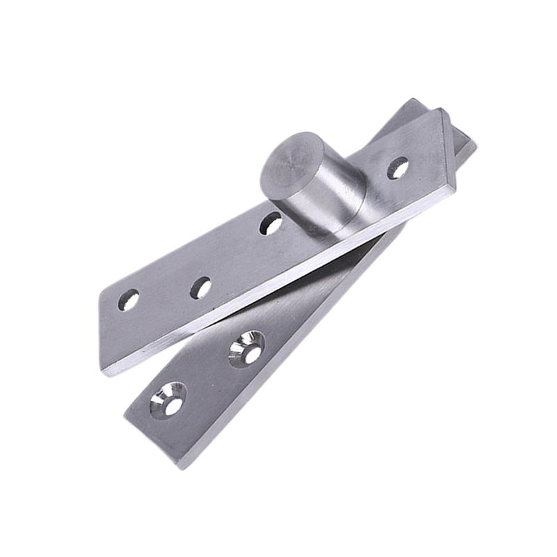 1Pc 360 Degree Rotating Furniture Hinge Stainless Steel Door Pivot Up Down Shaft Door Hinges With Eccentric Shaft Hardware