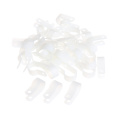 100PCS Plastic P Clips Black Hose Fasteners Cable Durable R-Type Nylon Cable Clamp Mounting Fix Hardware Electrical Fittings