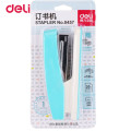 Deli 2017 Make Book Repair Stapler 3 Light Colours free shipping Standard Stapler High Quality Fashion Standard Manual Stapler
