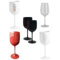 White Moet Plastic Acrylic Goblet Celebration Party Drinkware Drink Moet Wine Glass Cup Moet Champagne Glass Acrylic Plastic Cup