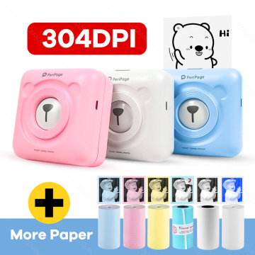 304dpi Photo Portable Thermal Bluetooth 58mm Mini Wireless POS Thermal Picture Imprimante Photo Printer for Android IOS Mobile P