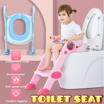 Infant Toilet Ladder Child Toilet Ring Supplies Step Ladder Folding Baby Toilet Potty Training Seats Potties for Children