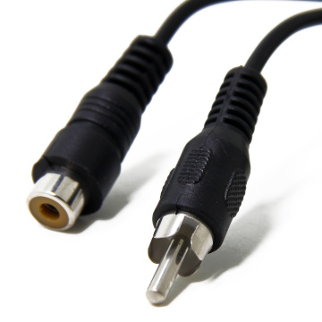 2 Pack RCA Extension Cable, 2m/3m Cord (1 RCA Female to 1 RCA Male, Subwoofer, Mono, Audio Video Cable, Digital & Analogue)