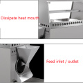 Gas Heating Nuts Roasting Machine For Peanut And Cashew Macadamia Chickpeas Stainless Steel Nut Processing Machine