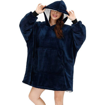 Blanket with Sleeves Women Oversized Winter Hoodie Fleece Warm Hoodies Sweatshirts Giant TV Blanket Women Hoody Robe Couple Men