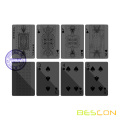 Top Quality Black Playing Cards with Custom Printing, Black Poker Card