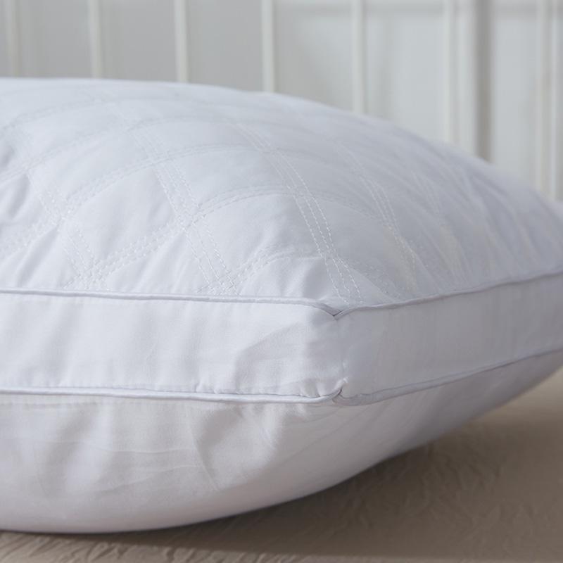 J7 White Soft Feather Fabric Pillow Sleep Pillow stretch Neck pillow for Sleeping Hotel standard and Home Supplies bed pillow