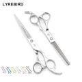 Hair scissors Cutting 7 INCH + Thinning 6.5 INCH LYREBIRD Pet grooming scissors 5 color Wholesale 5Sets/LOT NEW