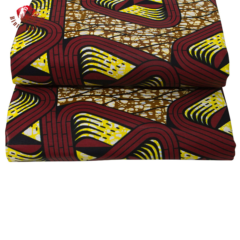 Hottest Sale African Veritable Real Wax Ankara Cotton Fabric Guaranteed Cotton New Bintarealwax African fabric 24fs1265