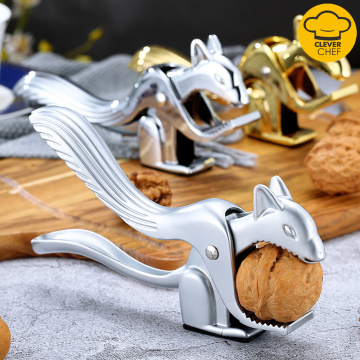 Creative Squirrel Shape Zinc Alloy Nut Cracker Kitchen Tools Nutcracker for Nuts Cracker Machine Prick Nuts Walnuts Macadamia