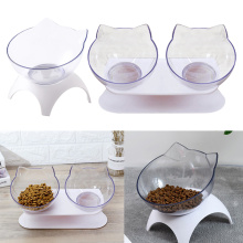 Cat Elevated Food Bowls Raised Feeder W/ Stand For Small Animals Kitten