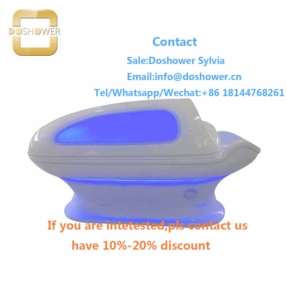 Spa equipment hydrotherapy with water massage bed spa capsule for led light spa capsule