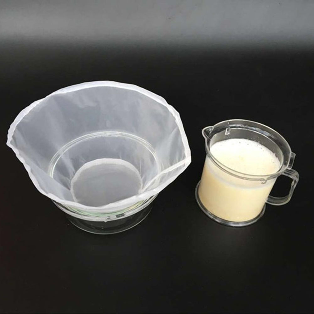 Reusable Fine Mesh Wine Strainer Juice Soymilk Nut Milk Tea Nylon Filter Bag Food Coffee Filter Cheese Cloth Cooking All Purpose