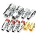 10Pcs 1/4" BSP Air Line Hose Compressor Fitting Connector Coupler Quick Release Pneumatic Parts For Air Tools Hardware