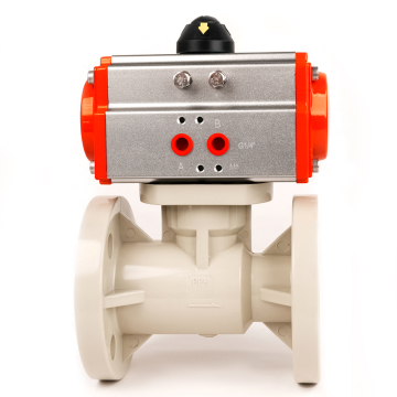 Stainless steel Pneumatic FLange ball valve