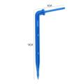 Blue Plastic Garden Irrigation Curved Drop Emitter Small Watering Drip Arrow Gadgets Crop Supporting System B4U9
