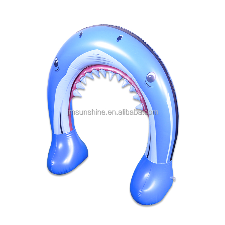 Wholesale Shark Inflatable Arch Sprinklers Water Slides Sprinkler 01