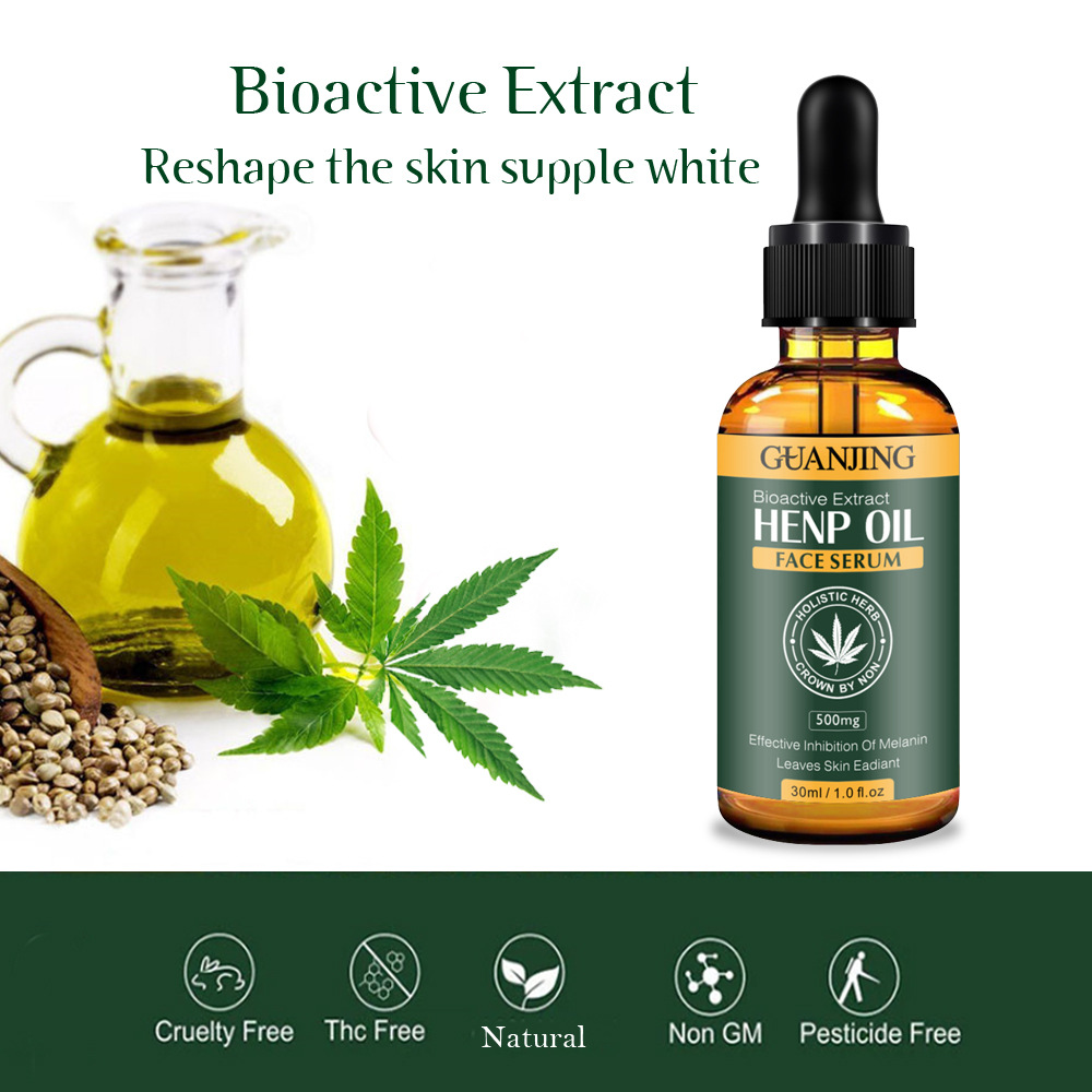 30ml 100% Organic Hemp CBD Oil Bio-active Hemp Seeds Oil Extract Drop for Pain Relief Reduce Anxiety Better Sleep Essence