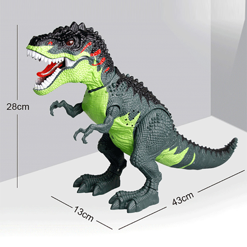 Electric Spray Lay Egg Tyrannosaurus Moving Walking Eggs Laying Dinosaur Toy Sound Light Simulation Animal Model Children Toys