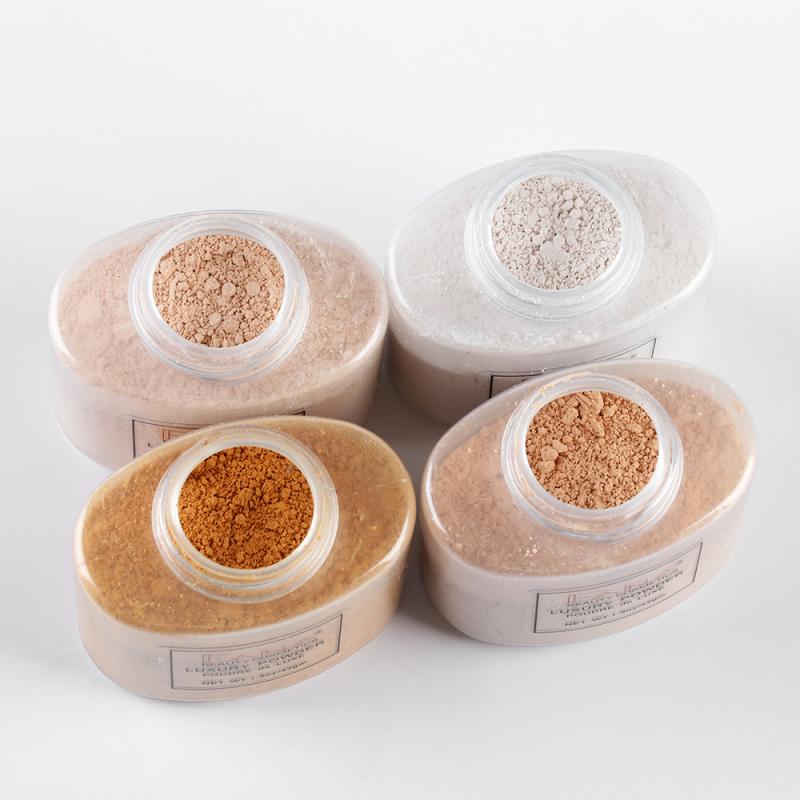 1PC Natural Face Loose Powder Makeup Smooth Long-lasting Oil Control Waterproof Finally Cover Highlighter Powder Cosmetics TSLM2