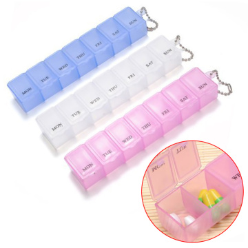 Medicine Pill Box Container Healthy Care 7 Days Week Tablet Pill Medicine Box Holder Storage Splitters Container Case Organizer