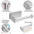 Kitchen Roll Paper Self Adhesive Wall Mount Toilet Paper Holder Stainless Steel Bathroom Tissue Towel Rack 13.8/26.8cm