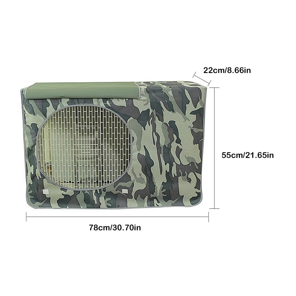Air Conditioner Cover Waterproof Dustproof Cover All Season Universal PU Dustproof Washing Cover Clean Protector
