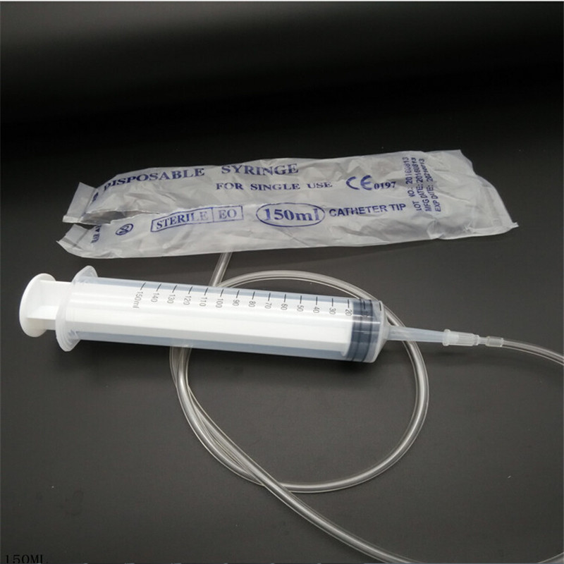 150ml Reusable Large Big Plastic Hydroponics Nutrient Sterile Health Measuring Syringe Medical Science Tools Hot Sale