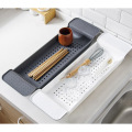 Extendable Bathroom Shelf Bathtub Tray Shower Caddy Bamboo Bath Tub Rack Towel Wine Book Holder Storage Organization Accessories