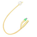 MTS 2way Silicone Coated Latex Foley Catheter medical disposable urinary catheter with Plastic Valve