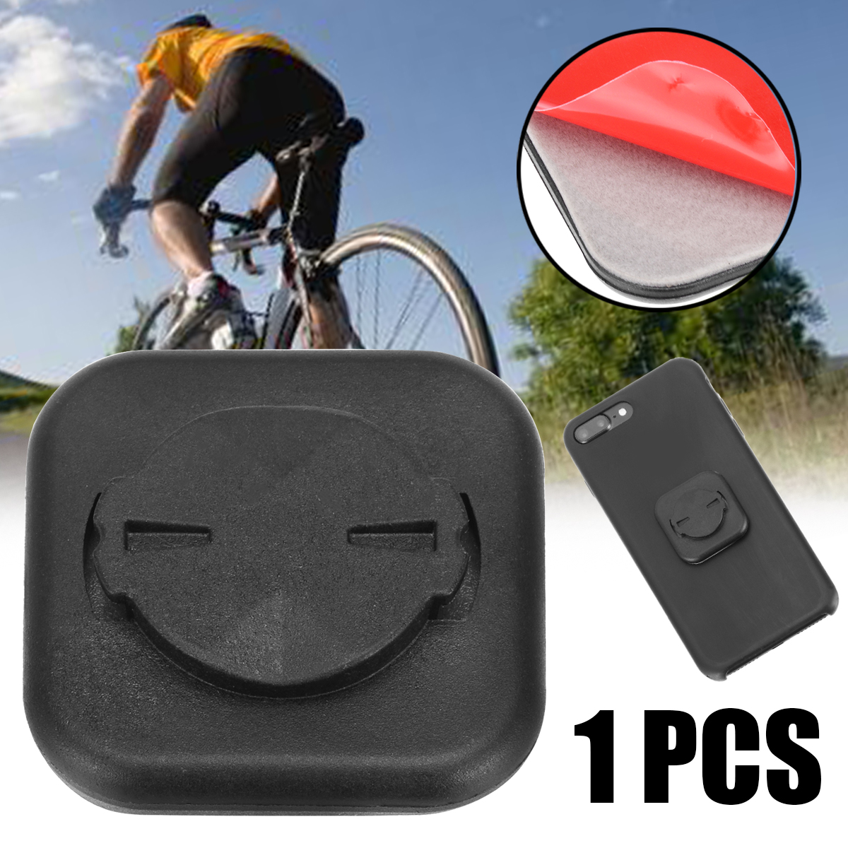 1Pcs Moutain Bicycle Stick Holder For Garmin Edge GPS Computer Mount Bracket Phone Stick Adapter Cycling Accessories