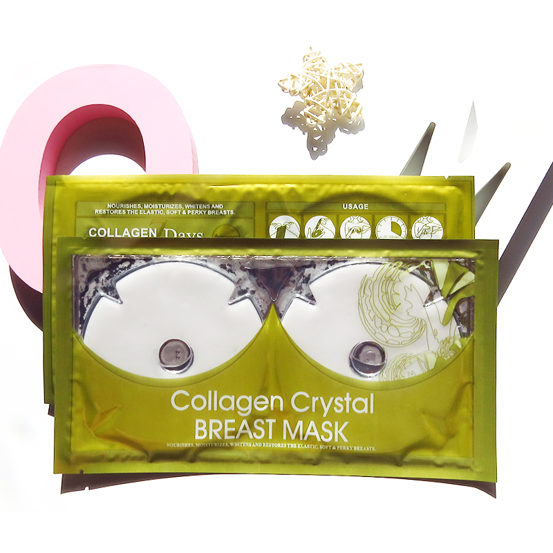 1PCS OMYLADY Crystal Collagen Breast Enlargement Mask Chest Plump Enhancer Pad Body Beauty Shaping Bust Firming Lifting Patch