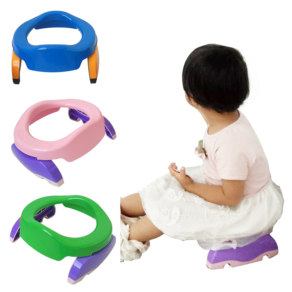 2 In1 Children's Potty Seat Portable Urinal For a Boy Foldaway Potty For Children Kids Travel Potty Rings With Urine Bag