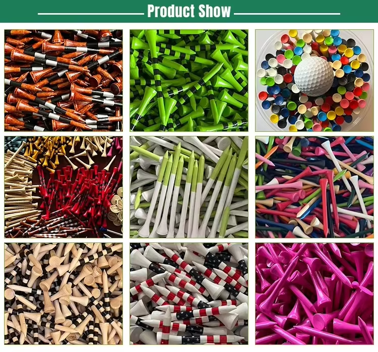 GP Premium Bamboo Golf Tees-Eco-Friendly Durable Lightweight Golf Accessories Set OEM Custom Packaging Bulk Wholesale for Golf99