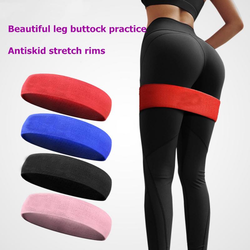 Fitness Yoga Loop Strength Booty Resistance Bands Butt Exercise Bands For Hip Legs Thigh Glutes Non-Slip Deep Squat Band