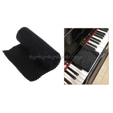 88 Keys Black Soft Piano Key Cover Keyboard Dust Proof Moisture Flannel Cloth N21 dropship
