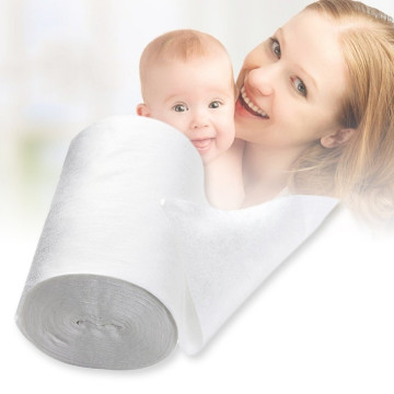 2021 One Roll Biodegradable Flushable Bamboo Baby Nappy Cloth Diaper Insert Liner Disposable Liners 100 Sheets 30*18cm/33*15cm