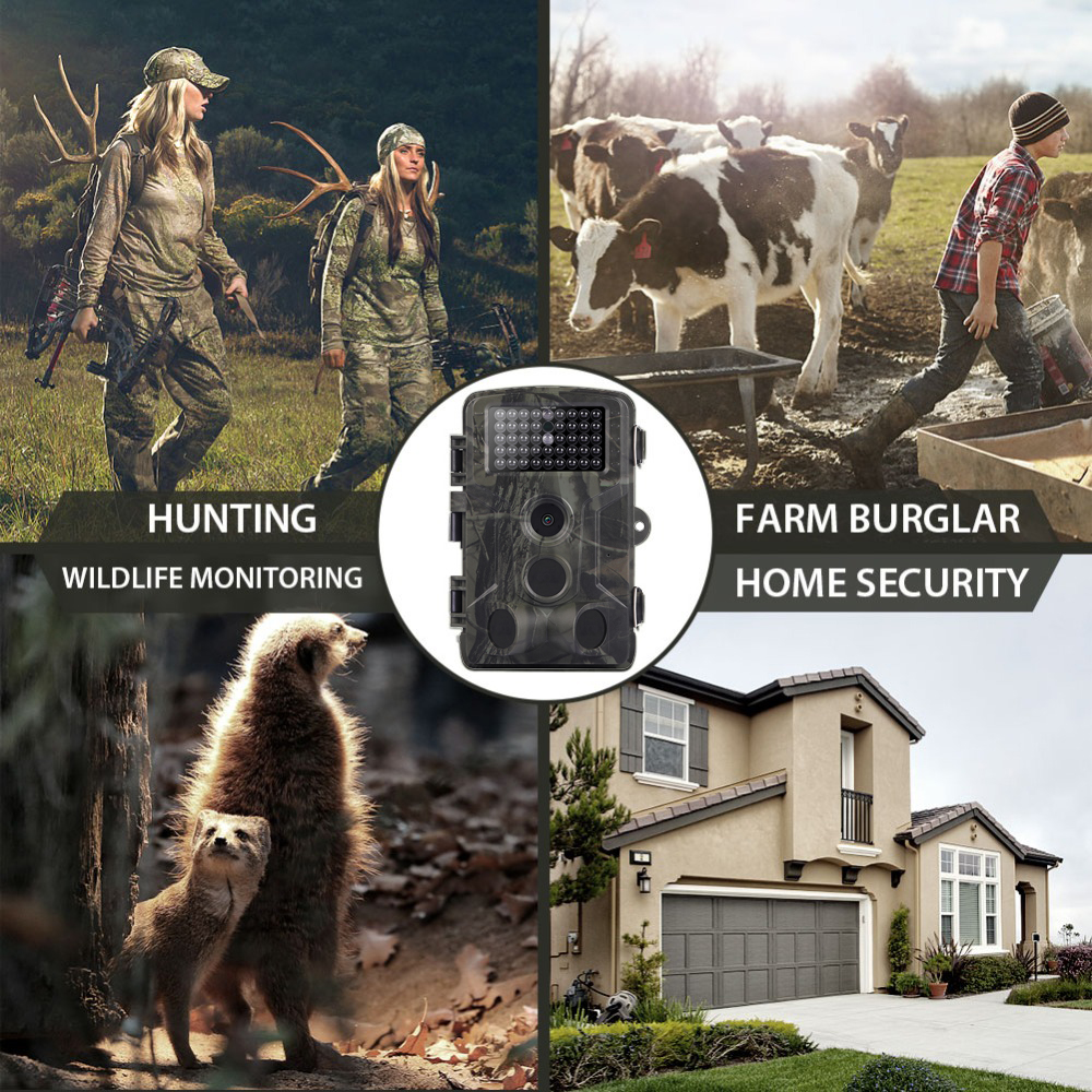 HC802A Hunting Camera VGA 20MP 1080P Photo Traps Night Vision Wildlife infrared Hunting Trail Cameras hunt Chasse scout