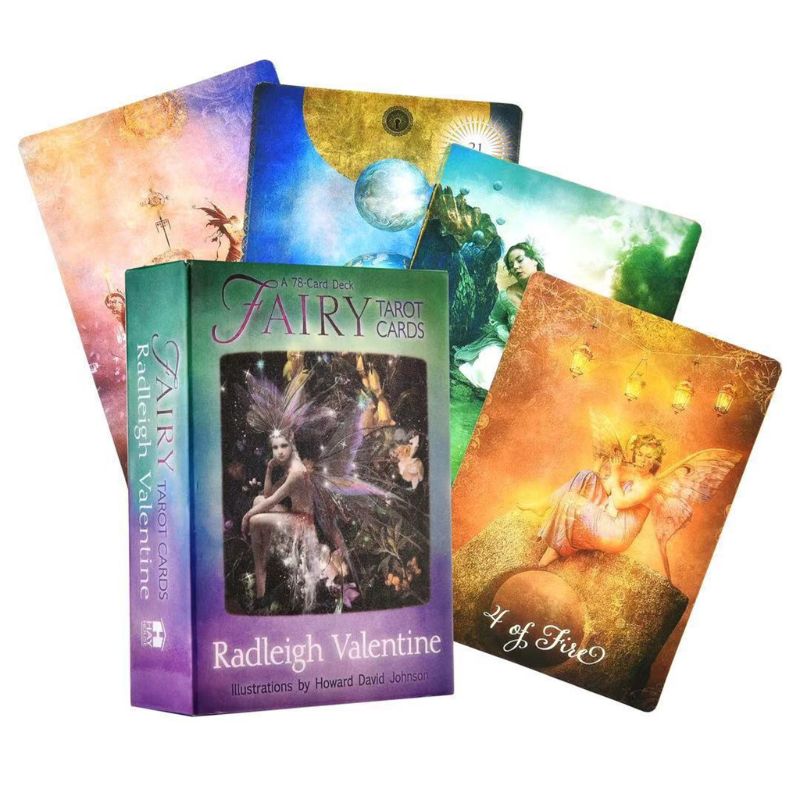 Fairy Tarot A 78-Card Deck and Guidebook Fate Divination Full English Family Party Board Game Oracle Playing Cards