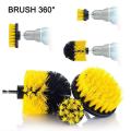 Power Scrubber Drill Brush Kit Hard Bristle Brush Car Detailing Home Cleaning CA Sponges Cloths Brushes Car Accessories