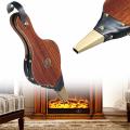 Vintage Wooden Mini Hand Bellows Dark Brown Fireplace Blower Traditional Stove Fire Lighter Fan for Home DIY fireside Parts