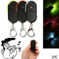 Mini Anti-lost Whistle Key Finder Wireless Alarm Smart Tag Key Locator Keychain Tracker Whistle Sound LED Light Things Tracker