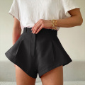 black shorts
