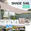 Waterproof Sun Shelter Sunshade Protection Outdoor Canopy Garden Patio Pool Shade Sail Awning Camping Shade Cloth Large