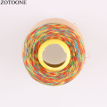 Machine Industrial Sewing Thread Spool Rainbow Polyester sewing thread Multicolor Sewing Suppiles 3000Y/Spool 40S/2SE0017C4