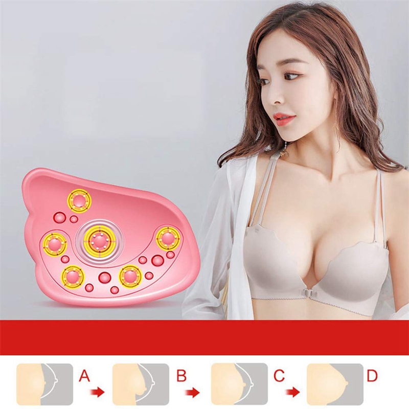 Electric Breast Massager, Wireless Breast Enhancement Instrument, Chest Enhancing Massage USB Portable Breast Extension Lifting