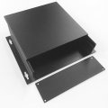 Cover Project Electronic Instrument Case Enclosure Box Aluminum DIY Housing Instrument Case 190x44-150mm Black