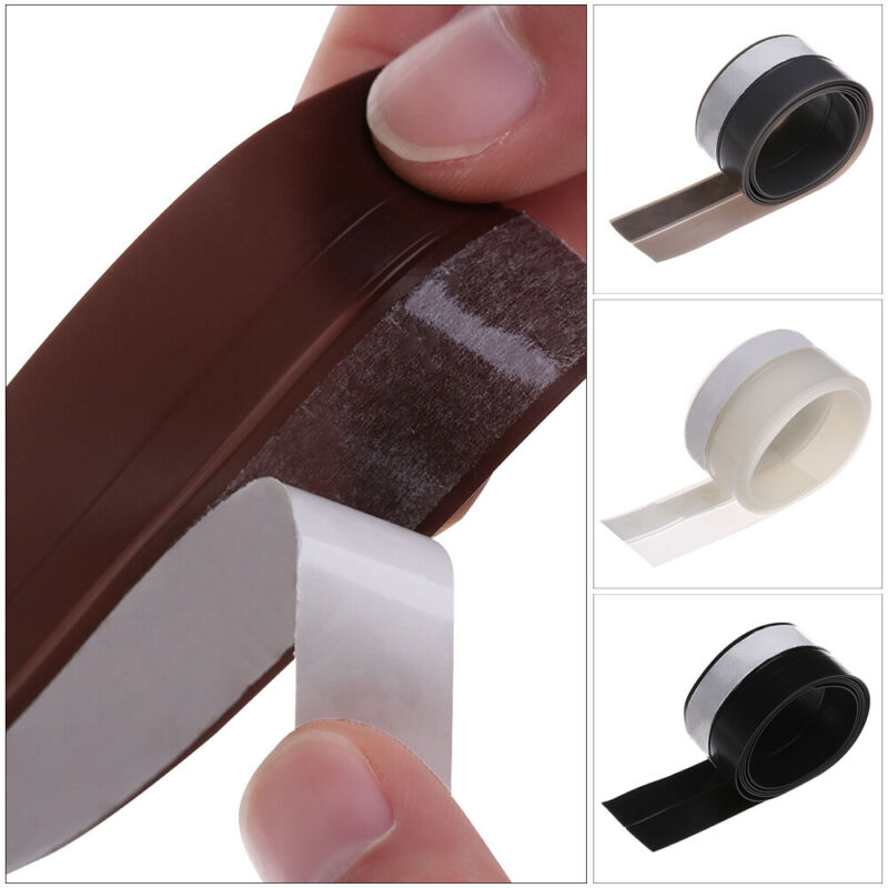 Length 5M Door Seal Strip Bottom Sealing Strip Floor Stickers Windproof Glass Shower Door Sealing Strip Durable Dustproof TSLM2